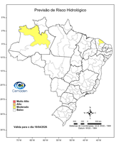 18/04/2026 - Previsão de riscos geo-hidrológicos