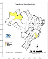 19/03/2026 - Previsão de Riscos Geo-Hidrológicos