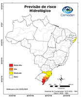 19/05/2024 - Previsão de Riscos Geo-Hidrológicos