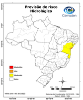 20/12/2023 - Previsão de Riscos Geo-Hidrológicos