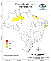 21/05/2023 - Previsão de Riscos Geo-hidrológicos