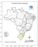 21/09/2025 - Previsão de Riscos Geo-Hidrológicos