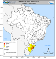 21/09/2026 - Previsão de Riscos Geo-Hidrológicos
