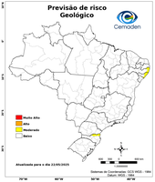 22/05/2025 - Previsão de riscos geo-hidrológicos