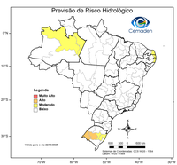 22/06/2025 - Previsão de Riscos Geo-Hidrológicos
