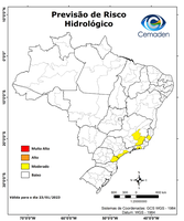 23/01/2023 - Previsão de Riscos Geo-hidrológicos