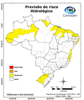 23/03/2022 - Previsão de riscos geo-hidrológicos