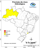 23/05/2025 - Previsão de Riscos Geo-Hidrológicos