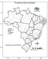 23/07/2025 - Previsão de Riscos Geo-Hidrológicos