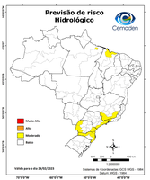 24/02/2023 - Previsão de Risco Geo-Hidrológicos