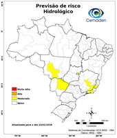 24/02/2026 - Previsão de riscos geo-hidrológicos