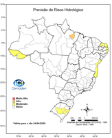 24/04/2026 - Previsão de Riscos Geo-Hidrológicos