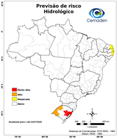 24/07/2026 - Previsão de Riscos Geo-Hidrológicos