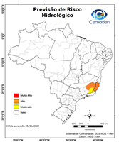 25/01/2023 - Previsão de riscos geo-hidrológicos
