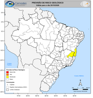 20/10/2026 - Previsão de Riscos Geo-Hidrológicos