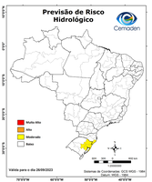 26/09/2023 - Previsão de Riscos Geo-hidrológicos