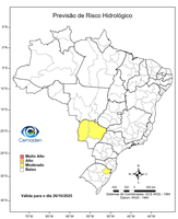 26/10/2025- Previsão de riscos geo-hidrológicos