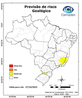 27/10/2023 - Previsão de riscos geo-hidrológicos