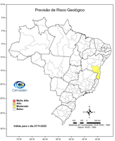 27/11/2025 - Previsão de riscos geo-hidrológicos