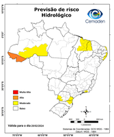 28/02/2024 - Previsão de Riscos Geo-Hidrológicos