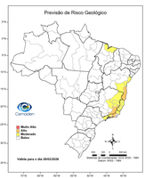 28/02/2026 - Previsão de Riscos Geo-Hidrológicos