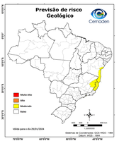 29/01/2023 - Previsão de Riscos Geo-Hidrológicos