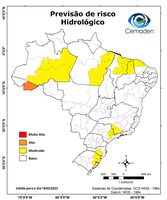 29/03/2023 - Previsão de Risco Geo-Hidrológicos