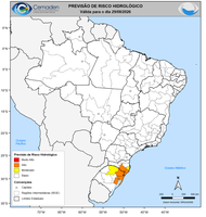 29/08/2026 - Previsão de Riscos Geo-Hidrológicos