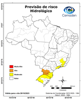 29/10/2023 - Previsão de riscos geo-hidrológicos