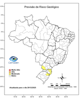 29/12/2025 - Previsão de riscos geo-hidrológicos