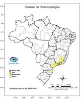 30/01/2026 - Previsão de Riscos Geo-Hidrológicos