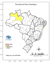 30/03/2026 - Previsão de Riscos Geo-Hidrológicos