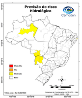 30/05/2023 - Previsão de Riscos Geo-hidrológicos