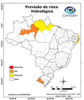 30/06/2022 - Previsão de riscos geo-hidrológicos