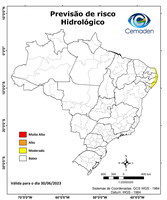 30/06/2023 - Previsão de Riscos Geo-hidrológicos