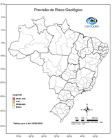 30/08/2025 - Previsão de riscos geo-hidrológicos