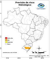 31/07/2026 - Previsão de riscos geo-hidrológicos