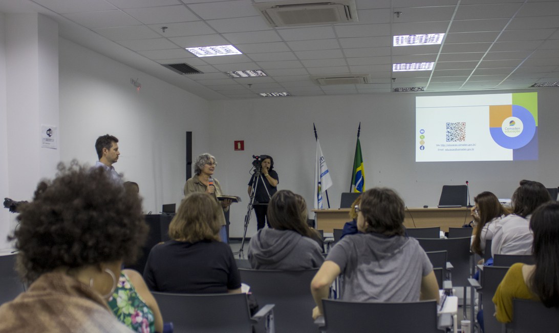  Evento Educomunicação -  pesquisadora Rachel Trajber, coordenadora do Cemaden Educação fala sobre Educomunicação em tempos climáticos (Foto Cemaden Educação)