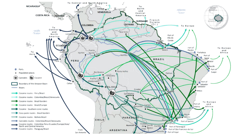 .Fonte:Centro de Excelência para a Redução da Oferta de Drogas Ilícitas (UNODC, Brasil), 2021