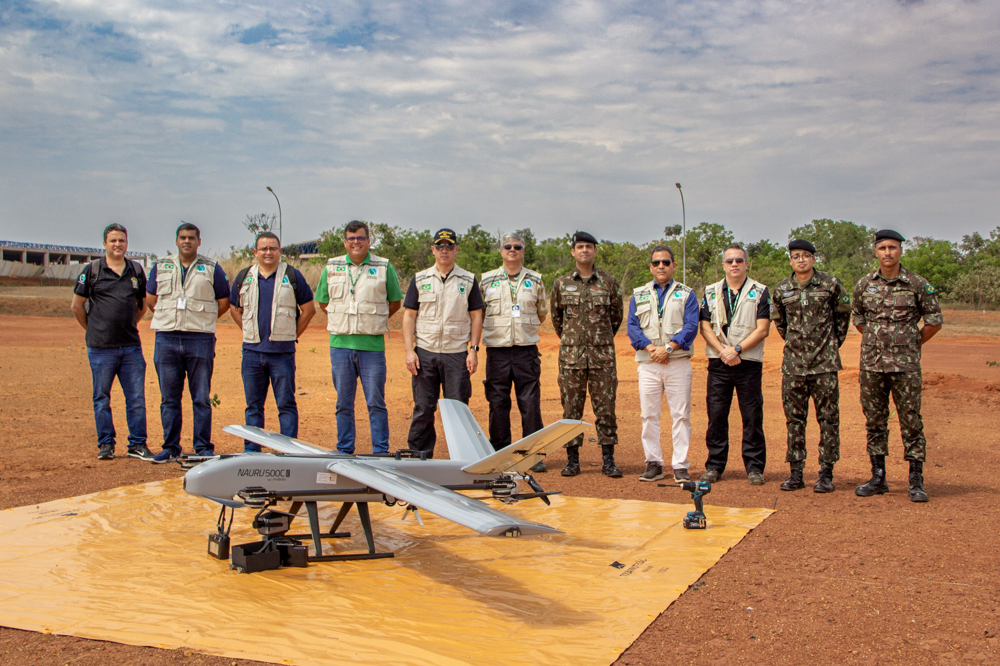 Aeronave remota mentepilotada é apresentada pelo Censipam para reforçar monitoramento ambiental