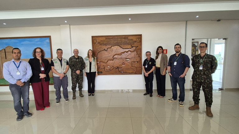 Censipam apresenta Relatório de Monitoramento à 17ª Brigada de Infantaria de Selva em Porto Velho