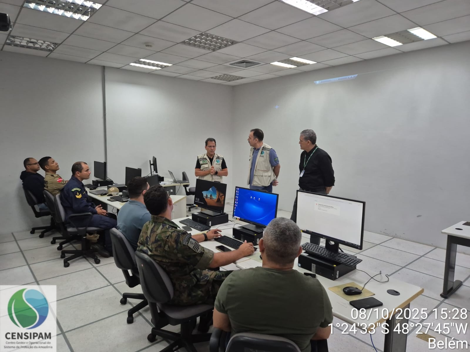 Censipam capacita servidores e forças de segurança no uso de sistema geoespacial para operações da COP-30