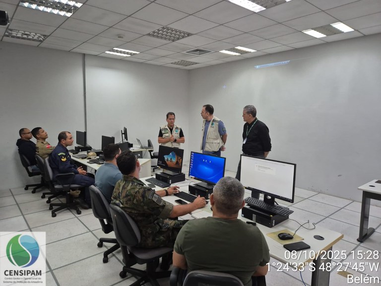 Censipam capacita servidores e forças de segurança no uso de sistema geoespacial para operações da COP-30