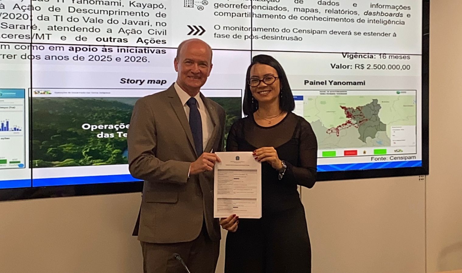 Censipam e Ministério dos Povos Indígenas firmam TED para monitoramento de Terras Indígenas na Amazônia Legal