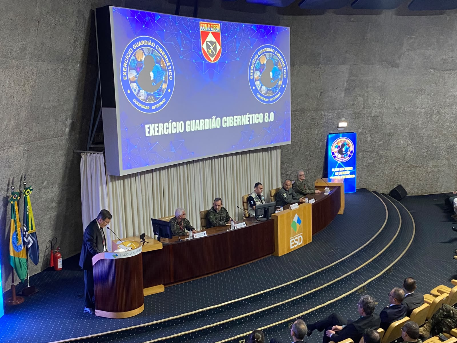 Censipam participa da abertura do Exercício Guardião Cibernético 8.0
