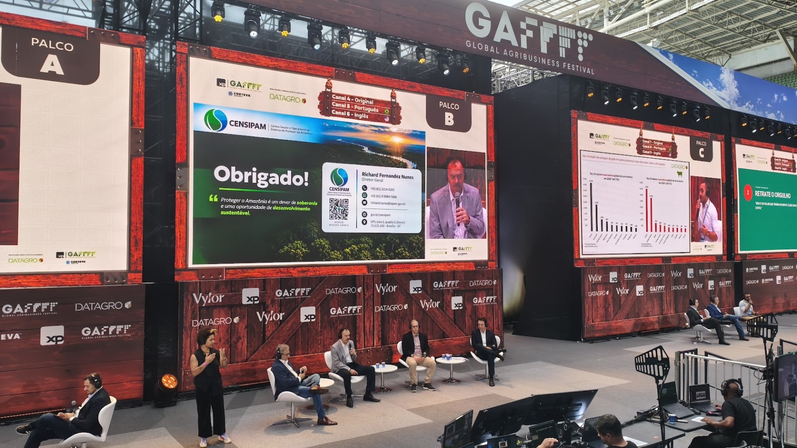 Censipam participa de painel sobre “Verificação e Certificação de Compliance sobre Desmatamento”, durante o Global Agribusiness Festival