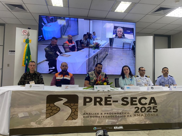 Censipam promove debate técnico sobre a seca na amazônia e divulga prognóstico para o segundo semestre de 2025