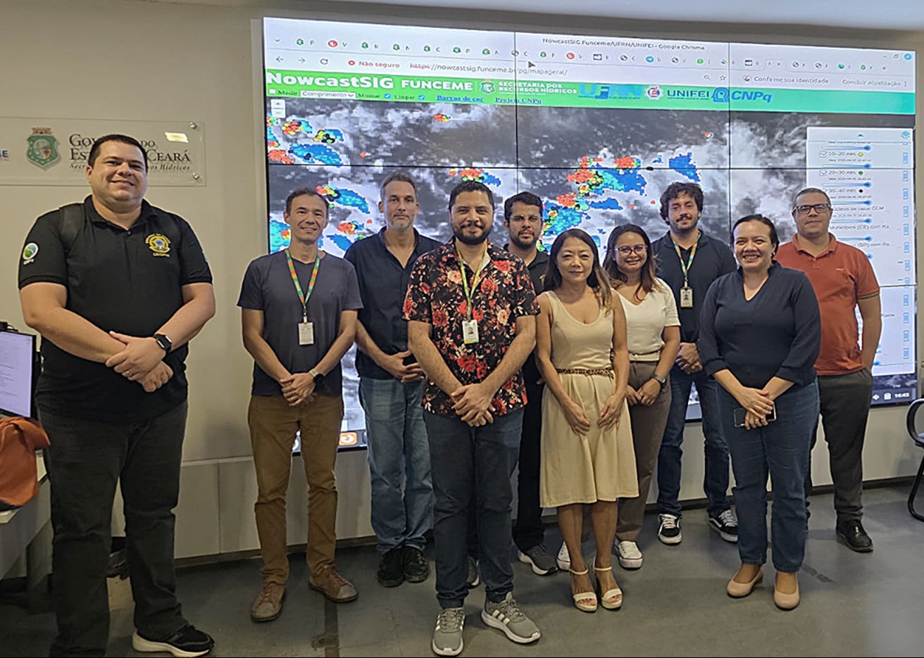 Censipam realiza visita técnica à Fundação Cearense de Meteorologia para fortalecer cooperação institucional