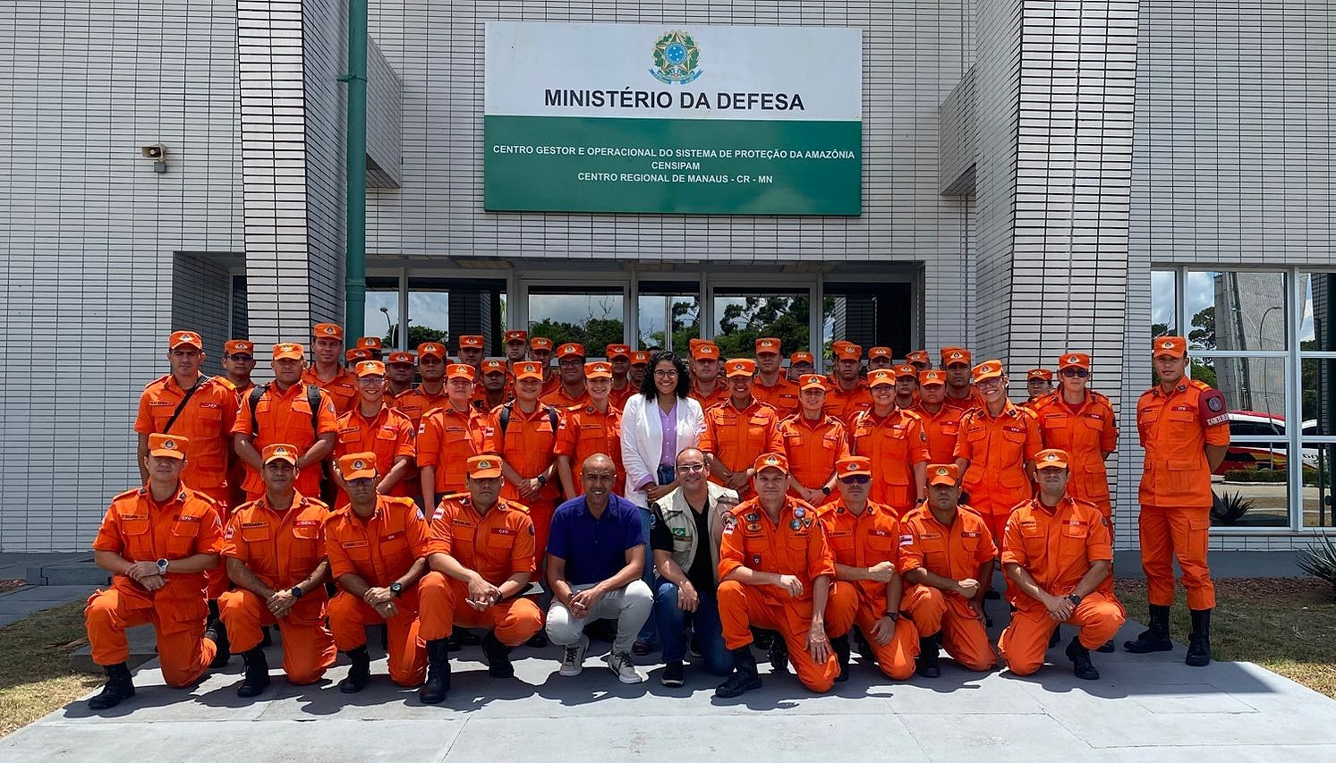 Censipam recebe visita técnica do Corpo de Bombeiros do Amazonas para integração em monitoramento ambiental