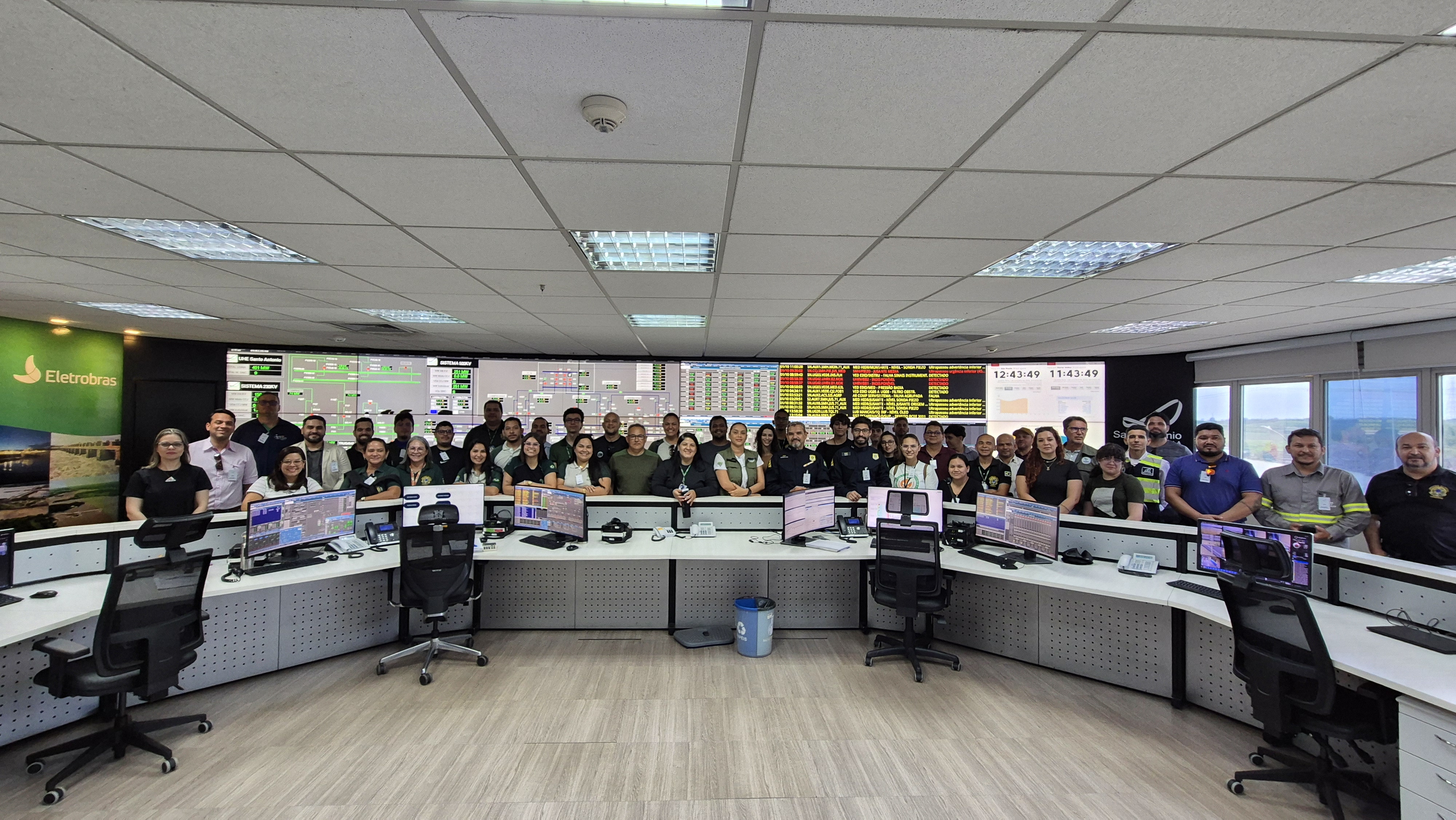Centro Regional de Porto Velho realiza visita técnica à Usina Hidrelétrica Santo Antônio